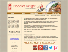 Tablet Screenshot of noodlesdelight.com